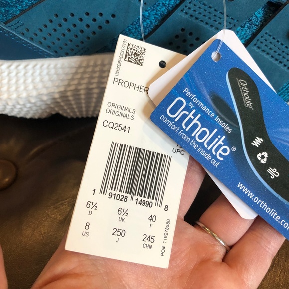 Adidas Prophere Teal 8 NWT Athletic Sneakers - Picture 6 of 6